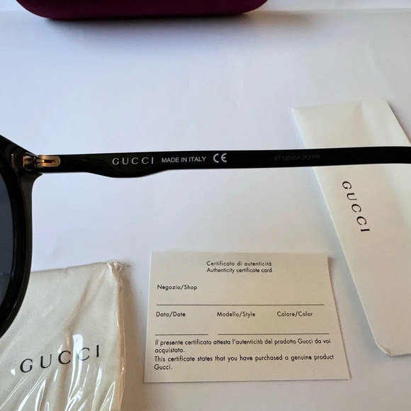 Authentic Gucci 57mm round sunglasses main image 10